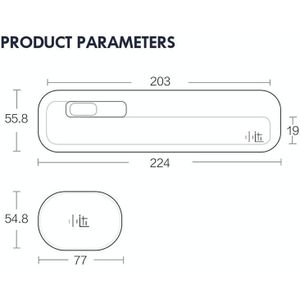 Originele Xiaomi Xiaoda Portable Tandenborstel Desinfectiebox Ultraviolet Sterilizer Case  Mini Style