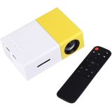 YG-300 0.8-2 M 24-60 inch 400-600 lumen LED HD Home Theater Projector met 3 in 1 Video Convert kabel & Remote Controller  grootte: 12 6 x 8 6 x 4 6 cm  EU Plug