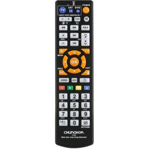 CHUNGHOP L336 Universele Smart Learning afstandsbediening voor TV / CBL / DVD (Zwart)