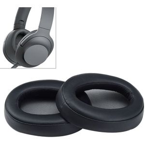 1 paar spons hoofdtelefoon beschermende case voor Sony MDR 100AAP (zwart)