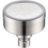 Afneembaar en wasbaar 304 roestvrijstaal ronde onder druk top spray douchekop  maat: 80mm (zilver)