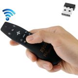 2.4G Draadloze Presenter Laser Pointer Fly Mouse Rii Professionele Air Muis R900 voor HTPC / Android TV BOX / PS3 / XBOX360 / Tablet PC (K14 R900) (zwart)