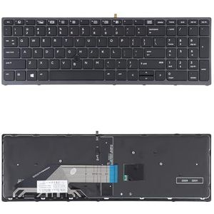 High-Tech Place Voor HP ZBOOK 15 G3 17 G3 US toetsenbord met achtergrondverlichting en aanwijsfunctie