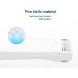 2W creatieve huishoudelijke waterdichte roterende elektrische tandenborstel Set met 4 Vervangende opzetborstels & Base  8500 omwentelingen Per Minute(Blue)
