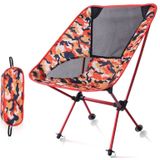 Outdoor Camouflage Portable Folding Camping stoel licht vissen strand stoel luchtvaart aluminiumlegering rugleuning Recliner