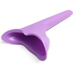 Draagbare vrouwelijke urinoir - Urination - Toilet - siliconen Urine apparaat - Camping reizen - willekeurige kleur - 1 stuk