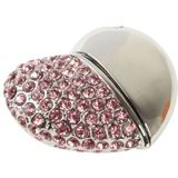 Hart gevormde Diamond Jewelry USB schicht schijf  speciaal voor Valentijnsdag geschenken (8GB)