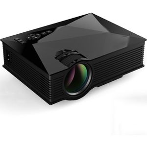 UC68 40ANSI 1024 x 600P Home Theater Multimedia HD LED-projector, ondersteunt USB/SD/HDMI/VGA/IR