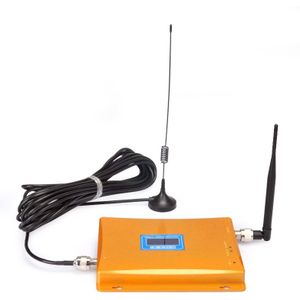 Mobiele LED GSM 980MHz signaal booster/signaal repeater met sucker antenne (goud)