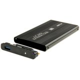Externe USB 3.0 behuizing voor 2.5 inch SATA HDD harde schijf (zwart)