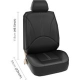 9 in 1 Universal PU Leder Four Seasons Anti-Slippery Cushion Mat Set voor 5 Seat Car (Zwart)