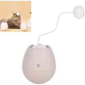 Automatische Funny Pet Stick Eggshell Self-Hey Swinging Ball Pet Speelgoed (Shell Poeder)