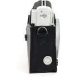 PU leder Camera tas voor FUJIFILM Instax Mini 90 Camera  met verstelbare schouder Strap(Black)