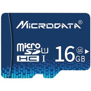 MICROGEGEVENS 16GB U1 blauwe TF (Micro SD) geheugenkaart