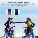 Hysnox HY-02 Bluetooth 5.0 Motorhelm Headset 2000M 6 Riders Intercom Headset (Goud)