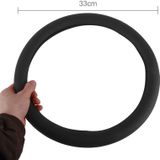 Krokodil textuur universele Rubber auto Steering Wheel Cover vier stelt seizoenen generaal (zwart)