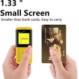 SERVO BM5310 Mini Mobile Phone  Russian Key  1.33 inch  MTK6261D  21 Keys  Support Bluetooth  FM  Magic Sound  Auto Call Record  GSM  Triple SIM (Black+green)