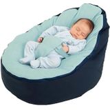 Klassieke comfortabele veilige baby sofa voeden bed cover zonder vulling (blauw)