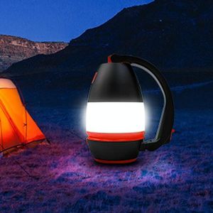 L001 5W USB-opladen Hand-Held LED Camping Lamp met Power Bank-functie