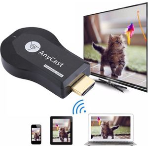 Anycast-M4 Plus Wireless WiFi Display Dongle ontvanger Airplay Miracast DLNA 1080P HDMI TV Stick voor iPhone  Samsung en andere Android Smartphones