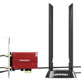 COMFAST CF-AX210 PLUS 5374Mbps Tri-Band + Bluetooth 5.2 Draadloze WiFi6e PCI-E-netwerkkaart