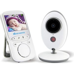 VB605 2.4 duimLCD 2.4GHz Wireless Surveillance Camera Baby Monitor  steun twee manier praten terug  Night Vision (wit)