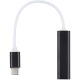 Aluminium Shell 3 5 mm Jack externe USB-C / Type-C Sound Card HIFI magische stem 7.1 kanaal Converter Adapter gratis Drive (zwart)