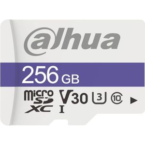 Dahua Kaart TF-C100 MicroSDXC 256 GB Klasse 10 U3 V30 (TF-C100 (microSDXC, 256 GB, U3), Geheugenkaart