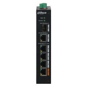 Dahua PFS3106-4ET-60-V2 802.3af/at Power over Ethernet switch met 4 poorten