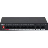 Dahua Technology PoE PFS3010-8ET-96-V2 netwerk-switch Unmanaged Gigabit Ethernet (10/100/1000) Power over Ethernet (PoE) Zwart