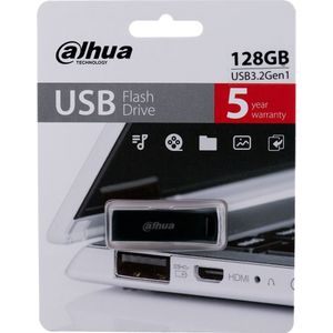 Dahua - USB-U156-32-128GB USB Flash Drive - Zwart - 128 GB - USB Type-A - 3.2 Gen 1