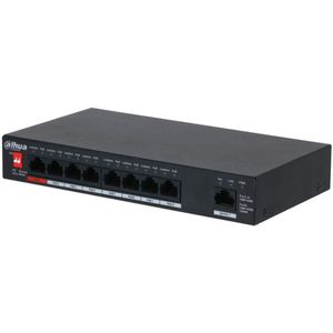 Dahua Technologie - PFS3009-8ET-96 - Netwerkschakelaar - Zwart - 8 Haven