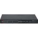 Dahua PoE DH-PFS4226-24ET-360-V3 netwerkswitch Managed L2 Gigabit Ethernet (10/100/1000) (26 Havens), Netwerkschakelaar, Zwart