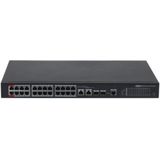 Dahua Technology PoE DH-PFS4226-24ET-360-V3 netwerk-switch Managed L2 Gigabit Ethernet (10/100/1000) Power over Ethernet (PoE) Zwart