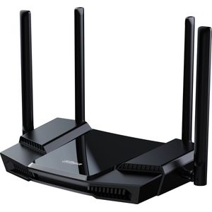 Dahua Technology AX18 draadloze router Gigabit Ethernet Dual-band (2.4 GHz / 5 GHz) Zwart