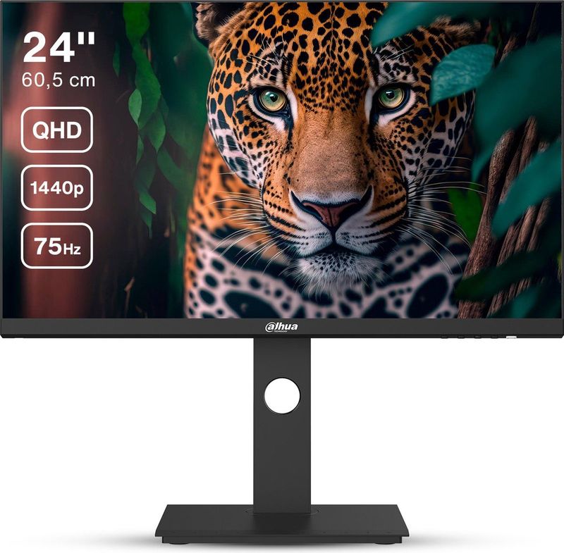 Dahua LM24-P301A QHD IPS Monitor - 75 Hz - USB-C - 24 inch - Inclusief HDMI kabel