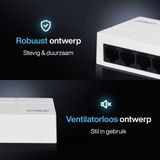 Dahua Technology PFS3005-5GT-L Unmanaged L2 Gigabit Ethernet (10/100/1000) Wit