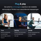 Dahua Technology Access PFS3005-5GT-V2 Unmanaged L2 Gigabit Ethernet (10/100/1000) Zwart