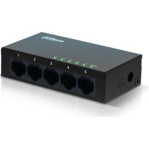 Dahua Technology Access PFS3005-5GT-V2 Unmanaged L2 Gigabit Ethernet (10/100/1000) Zwart