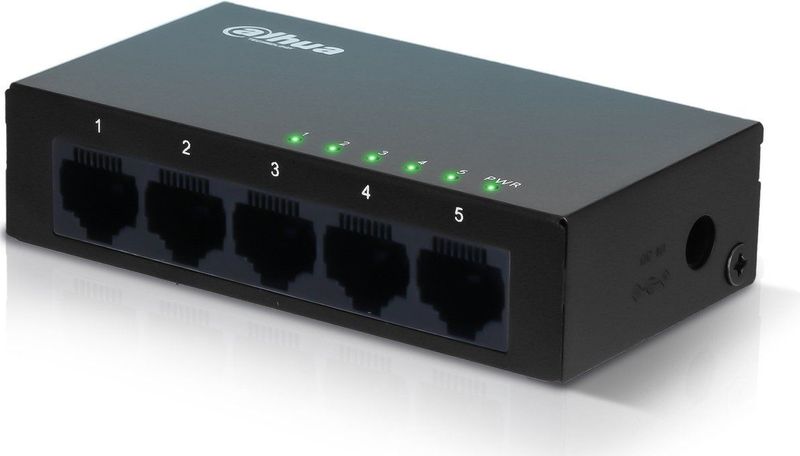 Dahua Technology Access PFS3005-5GT-V2 Unmanaged L2 Gigabit Ethernet (10/100/1000) Zwart