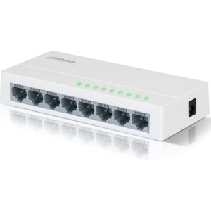 Dahua Technology Access PFS3008-8ET-L-V2 Unmanaged L2 Fast Ethernet (10/100) Wit