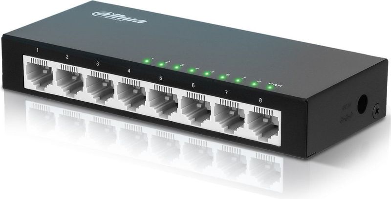 Dahua Technology Access PFS3008-8ET-V2 Unmanaged L2 Fast Ethernet (10/100) Zwart