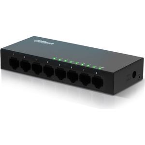 Dahua Technology Access DH-PFS3008-8GT Unmanaged L2 Gigabit Ethernet (10/100/1000) Zwart