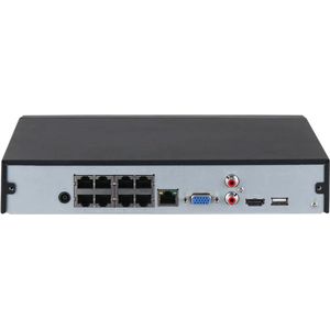 NVR4108HS-EI - NVR AI Recorder PoE voor max. 8 x 16 MP IP camera's