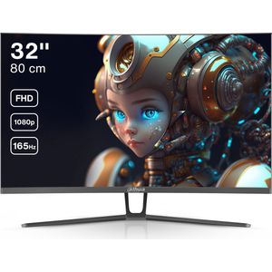 Dahua LM32-E230C - Curved Full HD VA Gaming Monitor - 32 inch - 165hz - 1ms - Inclusief DisplayPort kabel