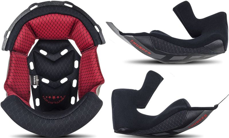 LS2 - FF805 - Helmvoering - Onderdeelreferentie 800805LNR01