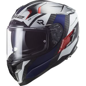 LS2 FF327 Challenger Ct2 Alloy Wit Blauw Rood Integraalhelm - Maat S - Helm