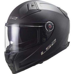 LS2 FF811 Vector II Solid, integraalhelm, Mat-Zwart, M