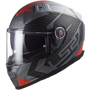 LS2 - FF811 Vector II - Helm - HPFC - Zwart - Hypoallergene Binnenvoering