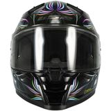 LS2 - FF811 - Integraalhelm - Zwart/Wit - Glasvezel/Fiber Mix